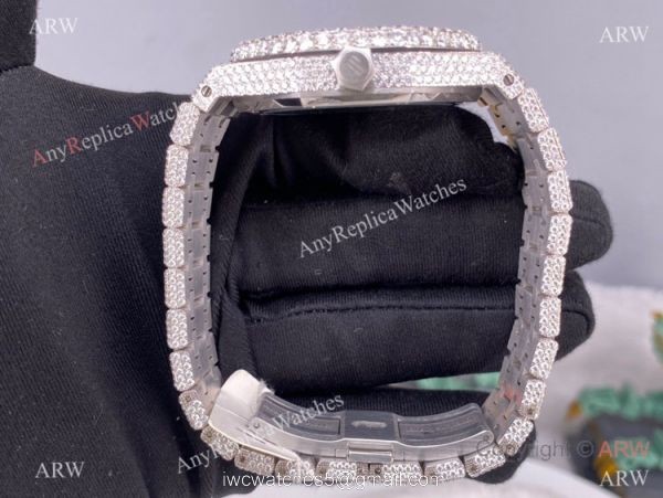 Iced Out Audemars Piguet Royal Oak Swiss Replica Watch Middle East Arabic Face Iced Out Audemars Piguet Royal Oak Swiss Replica Watch Middle East Arabic Face