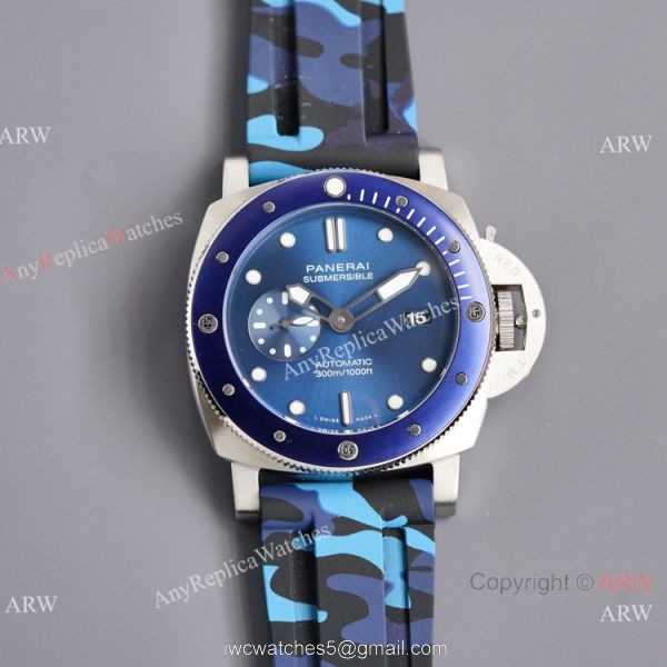 Copy Panerai Luminor Submersible Camo Rubber Strap Watch Pam1068 Copy Panerai Luminor Submersible Camo Rubber Strap Watch Pam1068