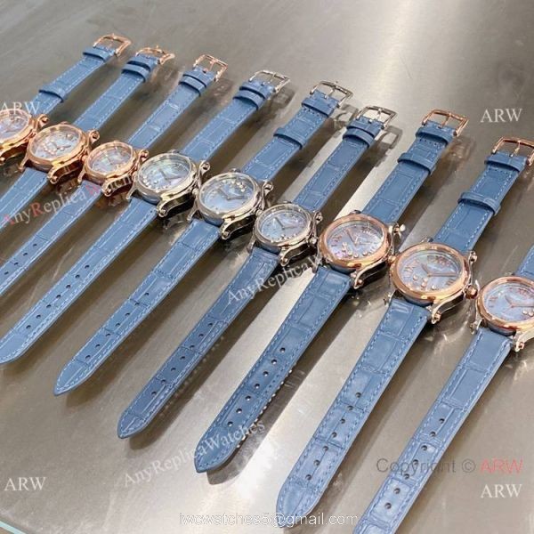 Clone Chopard Happy Diamond Lover Watch Blue Mop Dial Clone Chopard Happy Diamond Lover Watch Blue Mop Dial