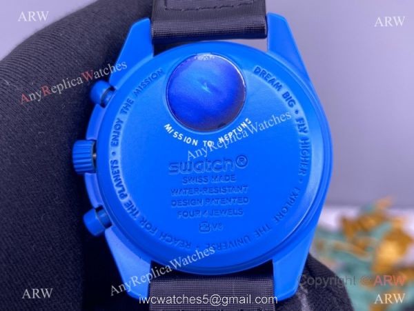 2022 New! Swatch x Omega Bioceramic Moonswatch Mission to Neptune watch Quartz 2022 New! Swatch x Omega Bioceramic Moonswatch Mission to Neptune watch Quartz
