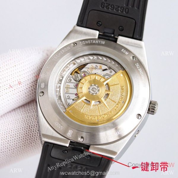 Swiss Vacheron Constantin Overseas 4300v Perpetual Calendar Watch Rubber Strap Band Swiss Vacheron Constantin Overseas 4300v Perpetual Calendar Watch Rubber Strap Band