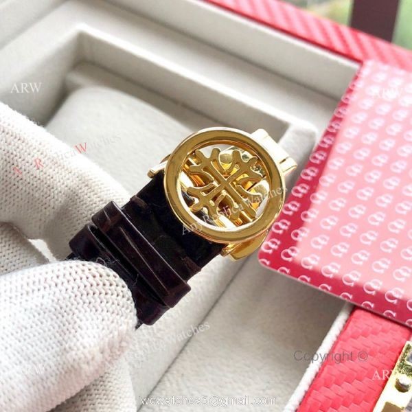 Swiss Clone Patek Philippe Geneve Complications Watch 40mm Rose Gold Case Swiss Clone Patek Philippe Geneve Complications Watch 40mm Rose Gold Case