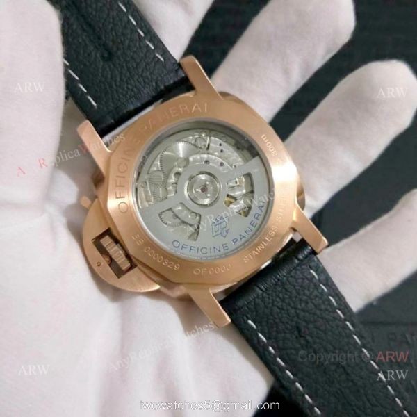 New Replica Panerai Luminor GMT power reserve Watch Rose Gold Green Markers New Replica Panerai Luminor GMT power reserve Watch Rose Gold Green Markers