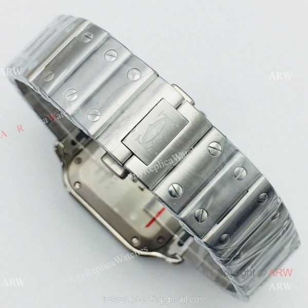 BV Factory 1:1 Copy Ladies Cartier Santos De Cartier Silver Diamond Watch BV Factory 1:1 Copy Ladies Cartier Santos De Cartier Silver Diamond Watch