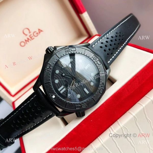 2021 New Omega Seamaster Diver 300m Black Black Ceramic Watch 2021 New Omega Seamaster Diver 300m Black Black Ceramic Watch