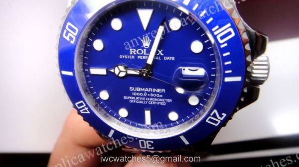 Upgraded Version Extra Large Blue dial blue ceramic bezel 41mm Rolex Submariner Watches