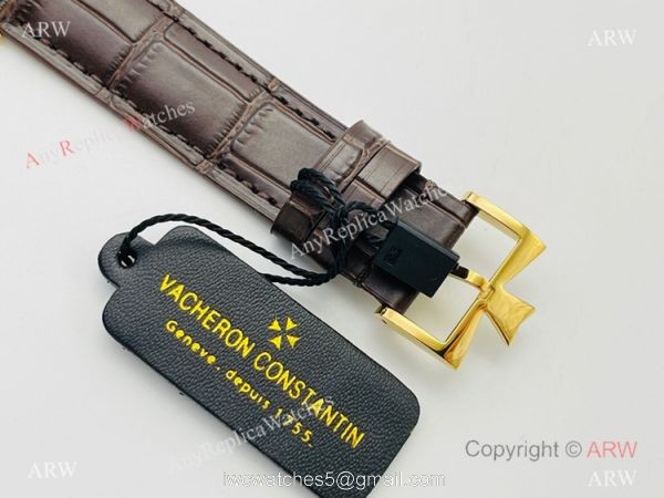 2021 New! MK Factory V4 Swiss Vacheron Constantin Patrimony Watch Yellow Gold 40mm