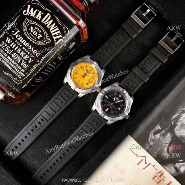 Fake Breitling Avenger II Seawolf Yellow Dial Watch For Sale