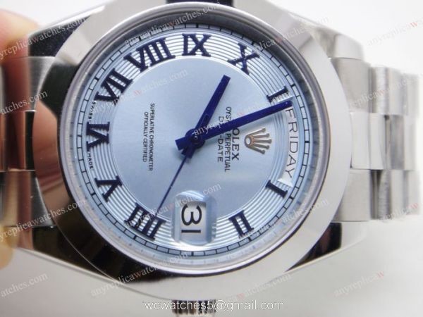 Rolex Day-Date II Presidential Roman Face Watch 41mm Rolex Ice Replica