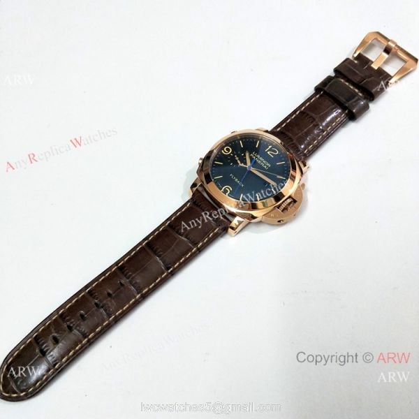 New Copy Panerai Luminor Flyback PAM00525 Watch Rose Gold