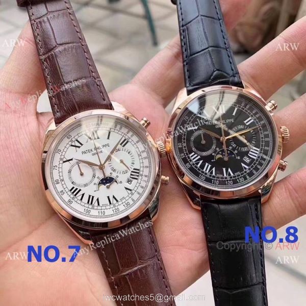New Patek Philippe Grand Complication Chrono Watch 2 Tone Rose Gold