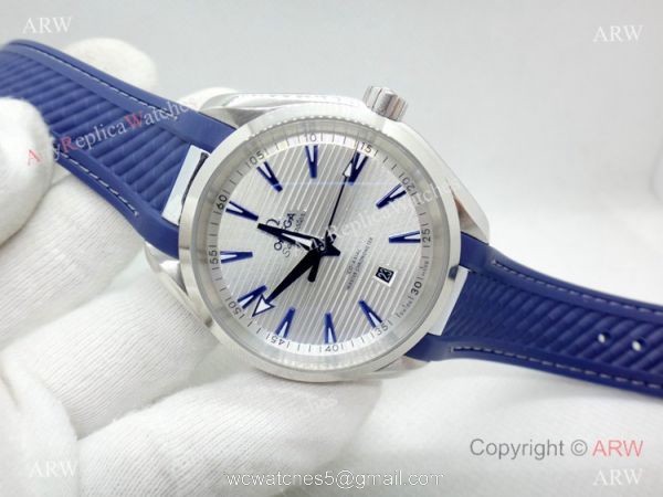 2019 Omega Seamaster Aqua Terra 150m Silver Dial Watch 41mm