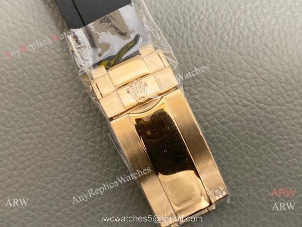 New Rolex Daytona Rose Gold Leopard Dial Aftermarket Rolex Oysterflex Replica Watch