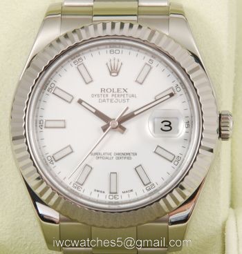NEW UPGRADED Rolex Datejust II Watch / AAA Grade / SS Oyster White Face