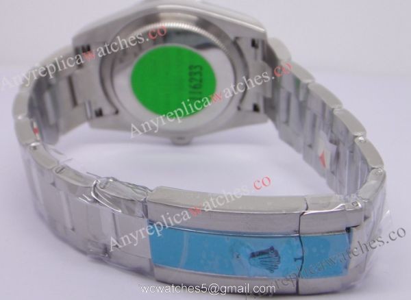 Rolex Datejust Stainless Steel Oyster Band Silver Roman Face Replica Watch