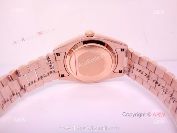 AAA Replica Rolex Day-Date Chocolate Face Watch New 40mm Case