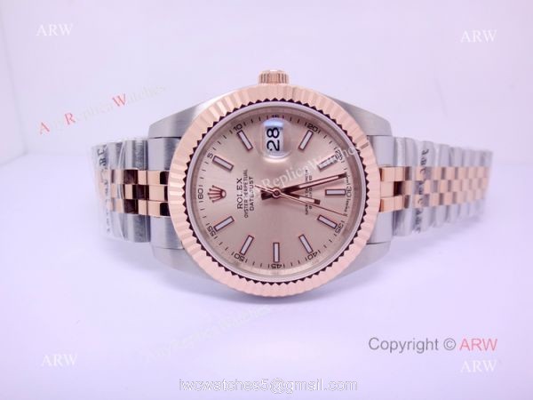 New Rolex Datejust 40mm 2-Tone Rose Gold Watch Shop Online