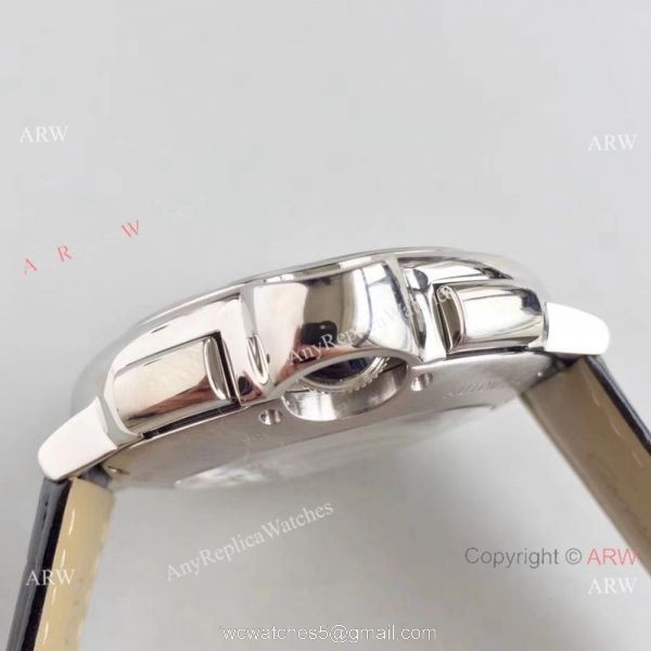 Swiss Replica Cartier Chronograph White Dial Watch 44mm