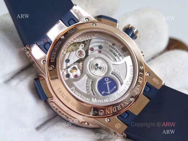 Copy Swiss Ulysse Nardin El Toro / Black Toro Watch Blue Ceramic Bezel