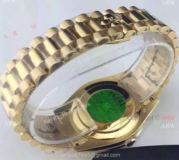 Replica Rolex Presidential Diamond Day Date II Watch: Yellow Gold 41mm