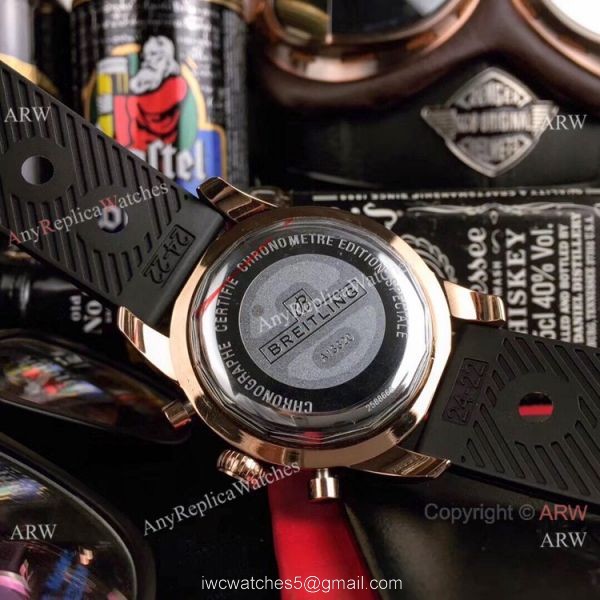 Replica Breitling Superocean Chronograph Men Watch Rose Gold