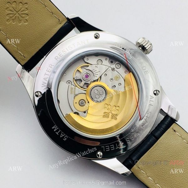Patek Philippe Replica Annual Calendar White Dial Watch Swiss Cal324