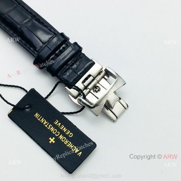 Grade 1A Copy Vacheron Constantin Fiftysix 2460QCL Watch Silver Dial 40mm