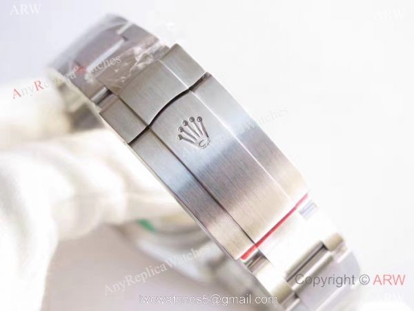 Replica Rolex Oyster Perpetual New Red Grape Dial Stainless Steel Swiss 3132 Watch JF Factory