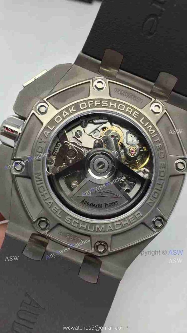 Swiss 3126 Audemars Piguet Michael Schumacher Black Dial Watch