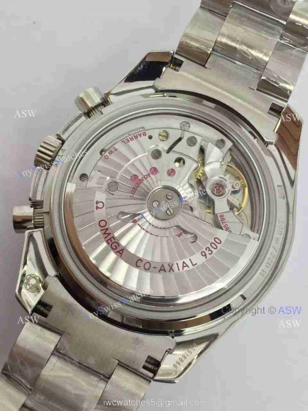 Copy Swiss Omega Speedmaster Watch Stainless Steel White Chronograph