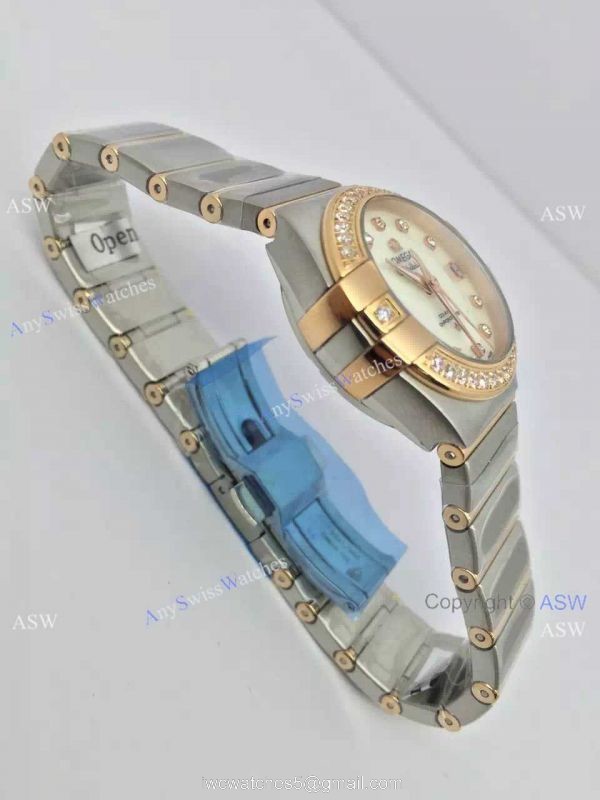 Replica Swiss Omega Constellation Watch Diamond Dial