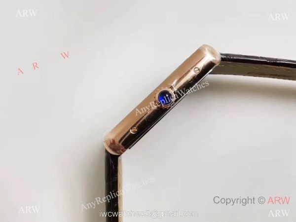 Best Replica Cartier Tank Louis Rose Gold Case Watch Swiss Grade 1
