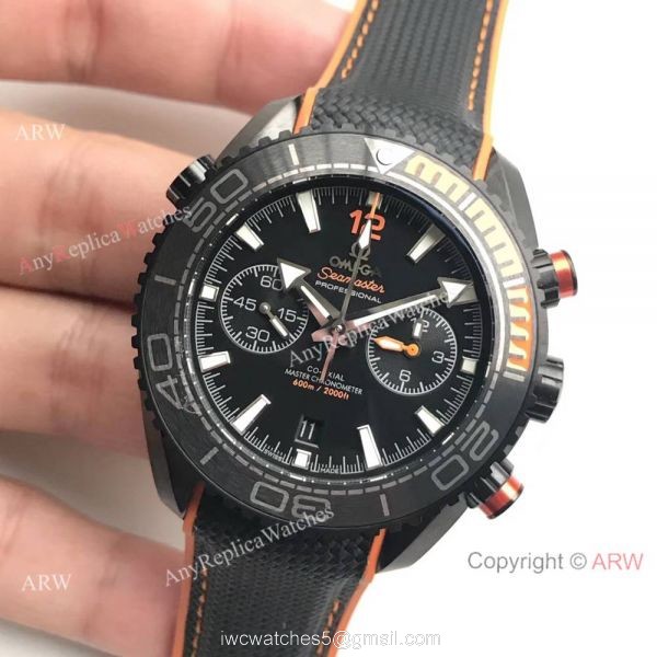 (OM)Replica Omega Seamaster Planet Ocean 600m Master Watch Black Case