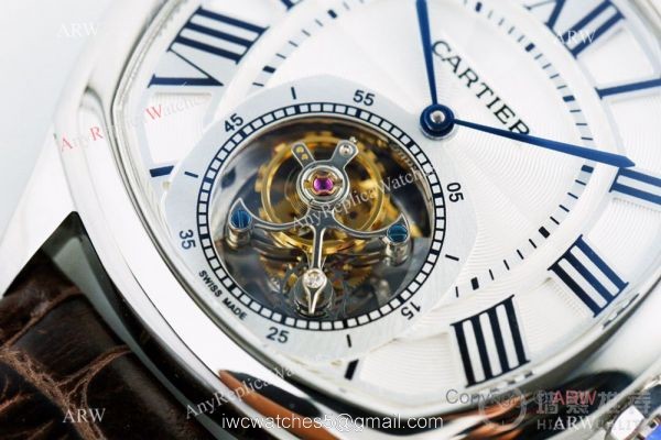 Fake Swiss Cartier Drive de 9452 MC Watch White Dial