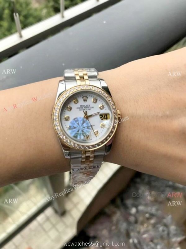 31mm Rolex Datejust Jubilee Diamond Watches Rolex 16233 Fake For Sale