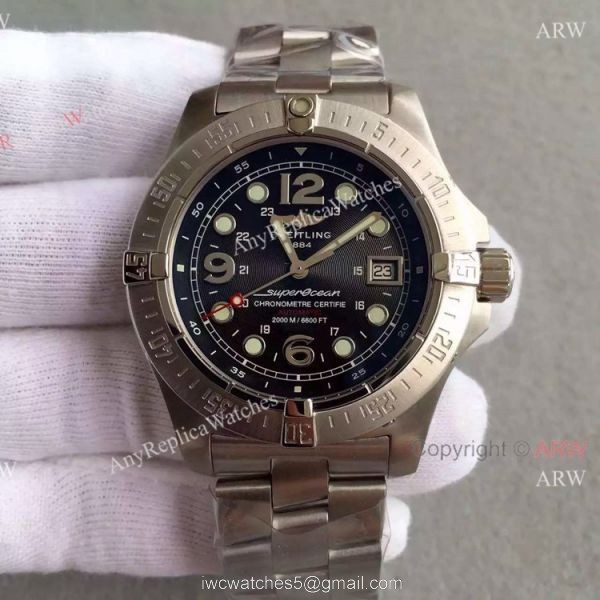Knockoff Breitling Superocean Steelfish Watch Stainless Steel Blue Face