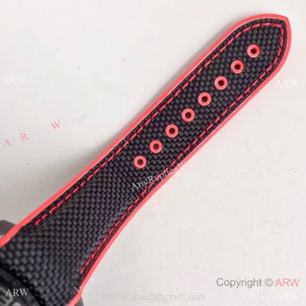 Swiss Replica Omega Seamaster Planet Ocean Deep Black GMT Ceramic Red Watch
