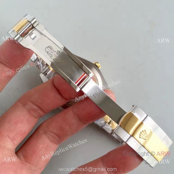 AAA Grade Rolex Datejust II 2-Tone White Diamond Replica Watches