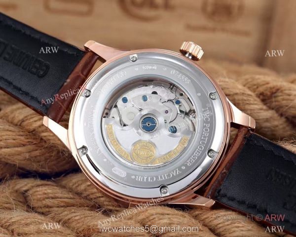 IWC Portuguese 8 Days Rose gold Ardoise Dial Replica IWC Watch