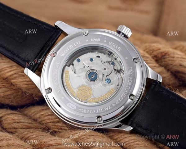 IWC Schaffhausen Portuguese 8 Days Replica Watch SS White Dial