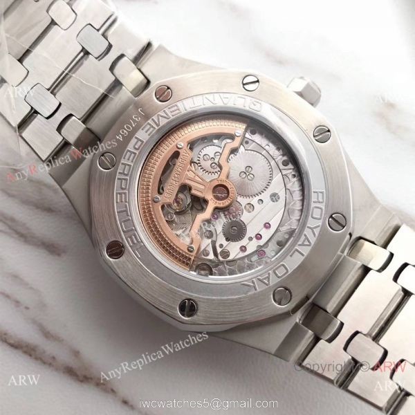 Audemars Piguet Royal Oak Perpetual Calendar Replica Watch Stainless Steel Black Dial 41mm