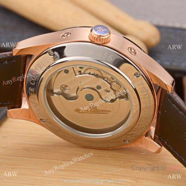 Fake Jaeger-LeCoultre Perpetual Calendar 42mm Watch SS Black Dial