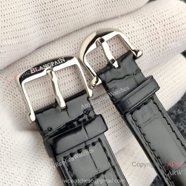High Quality Copy Blancpain Lovers Watches SS Black Dial