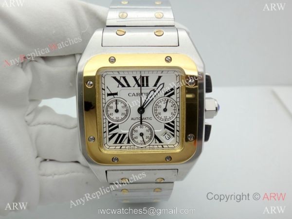 Replica Cartier Santos Chronograph Watch 38mm