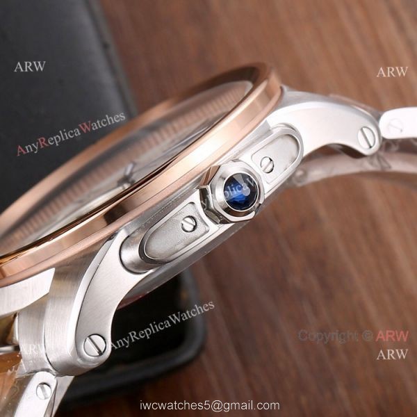 High Quality Replica Cartier Calibre de Cartier 2 Tone Rose Gold Watches
