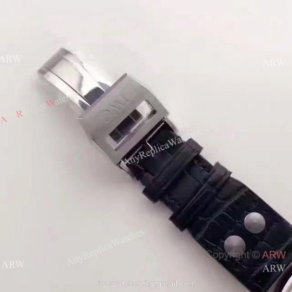 New IWC Big Pilots 7 days Muhammad Ali Watch SS BlueBlack Dial