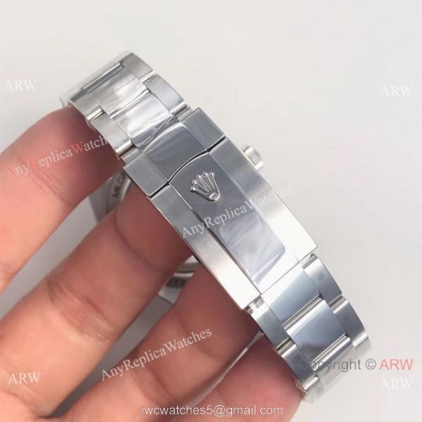 AR Factory Swiss Rolex Milgauss 904L Stainless Steel Watch Green Glass 40mm