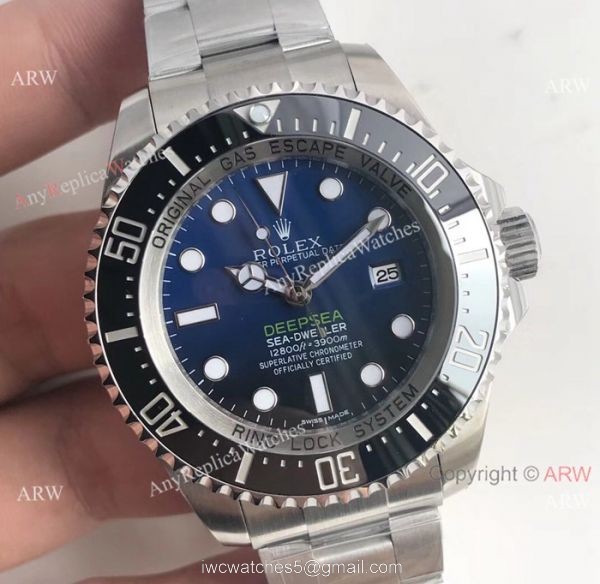 AR Factory Rolex Deepsea Sea Dweller Ref.116660 D-Blue Dial Swiss ETA 3135 Watch 44 mm