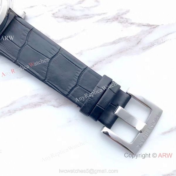 Swiss 7750 Mont Blanc Clone Timewalker Black Face Watch Red 50 on Dial