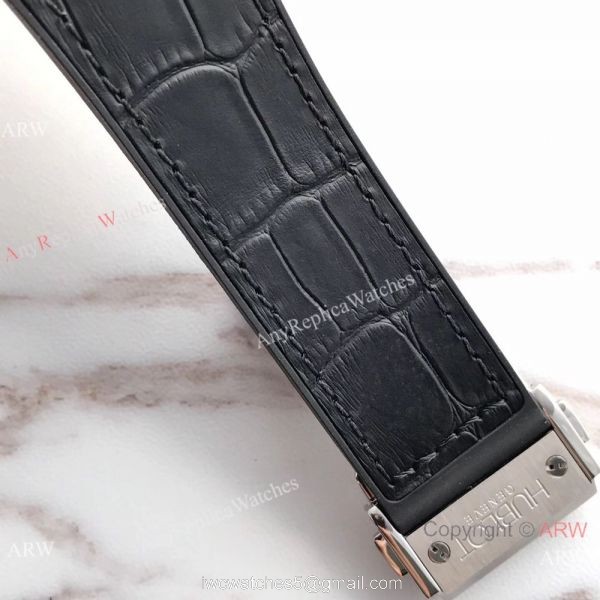 Swiss 7750 Replica Hublot Big Bang SS Black Skeleton Face Watch Best Gift